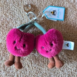 Jellycat Amuseables Cherries Bag Charm